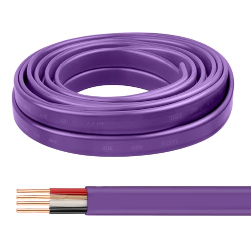 12/3 Wire with Ground - 15FT 12 Gauge NM-B Non-Metallic Sheathed Cable 100% Pure Copper 12 AWG 3 Conductor Residential Indoor Wire for Outlets, Switches, Other Loads and Lighting Wiring Projects etc. - size: 15FT, style: 12AWG/3
