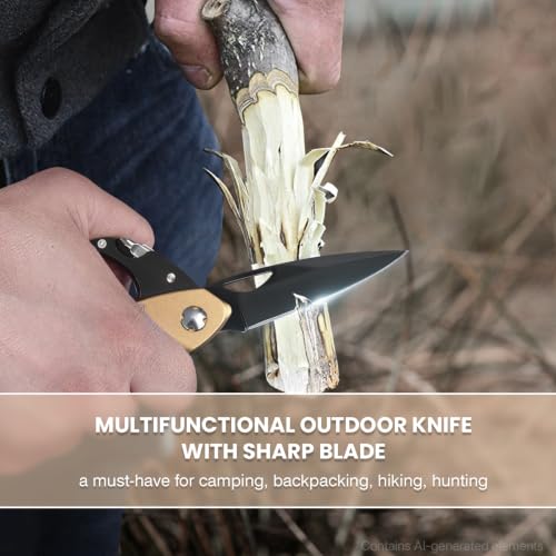 FUNBRO Multitool knife, Gift for Men (Gold) - color: Gold