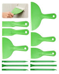 12pcs Plastic Putty Knife Set, Plastic Scraper Tool Kit Wall Repair DIY.