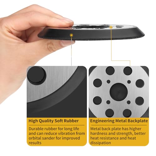 Orbital Sander Metal Pad Replacement for Ryobi, 3 Pack - style: 3 Pack