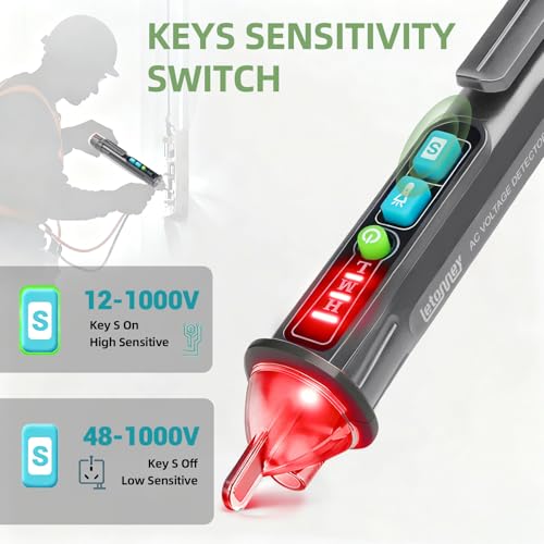 Voltage Tester,Non Contact Voltage Tester Pen(2PCS Grey) - color: 2PCS Grey