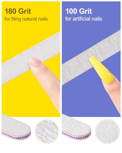 MORGLES Nail File and Buffer Blocks with Nail Care Kit