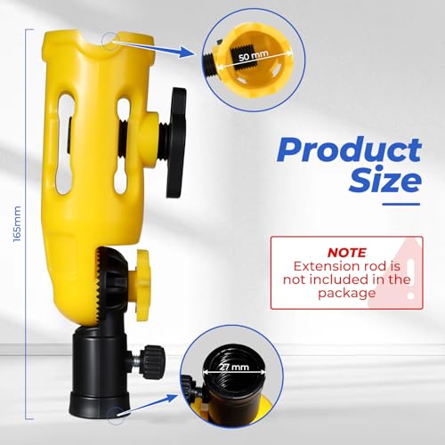 Upgraded Locking Design Multi-Angle Paint Brush Extender Holder