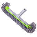 Sepetrel Pool Brush Head for Cleaning Walls,Heavy Duty Inground/Above Ground Swimming Pool Round Scrub Brushes with Premium Strong Bristle & Reinforced Aluminium Back - size: 18" Round