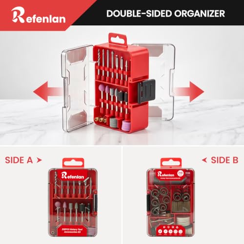 218PCS Rotary Tool Accessories Kit, 1/8" Rotary Tool Attachments