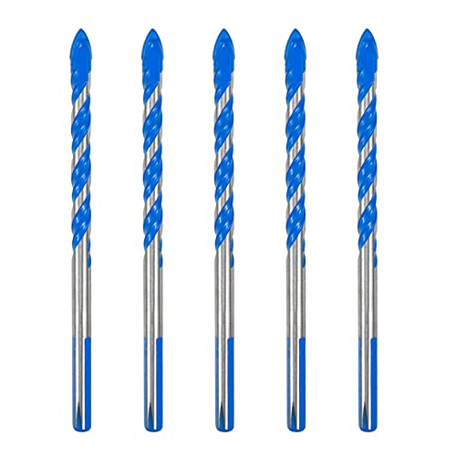 5pcs Masonry Drill Bit 15/64" Carbide Drill Bit for Glass, Tile and Ceramic - size: 15/64" Dia