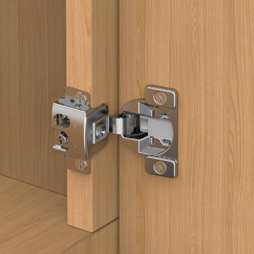 Chibery 20 Pack Face Frame Cabinet Hinges, 1-1/4" Overlay, Soft Close, 105° - size: 1-1/4 Inch Overlay