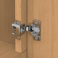 Chibery 20 Pack Face Frame Cabinet Hinges, 1-1/4" Overlay, Soft Close, 105° - size: 1-1/4 Inch Overlay