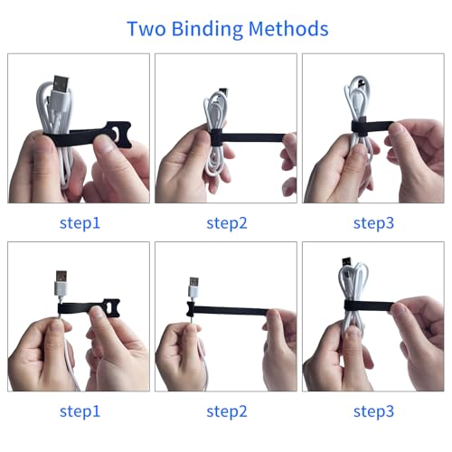 6Inches 160PCS Multi-Colour Reusable Cable Ties Cord Straps Multi-Purpose Wire Ties Cord Wrap Hook and Loop Organizer Cable Management,Adjustable Cord Ties - size: 6inches-160PCS