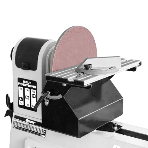 Lathe Mounted Disc Sander for 14 inch and 16 inch Woodtuning Lathe with Thread 1"X8TPI, Sanding Accessory, 9 inch Disc Sander. - color: Dsl-9c