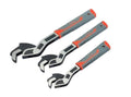 BUYOHLIC 6,8,10 & 12 Inches Self Adjusting Locking Wrench Multifunctional Universal Adjustable Pipe Wrench Plumbers Wrench (6'',8'' & 10'' Inches) - size: 6'',8'' & 10'' Inches