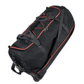 110L Expandable to 140L 32” Foldable Oxford Soft-Sided Rolling Duffle Bag with 2 Heavy-Duty Wheels,2 Large Compartments,Adjustable Shoulder Strap and Attached Organizer Pouch,Black Red - color: Black Red