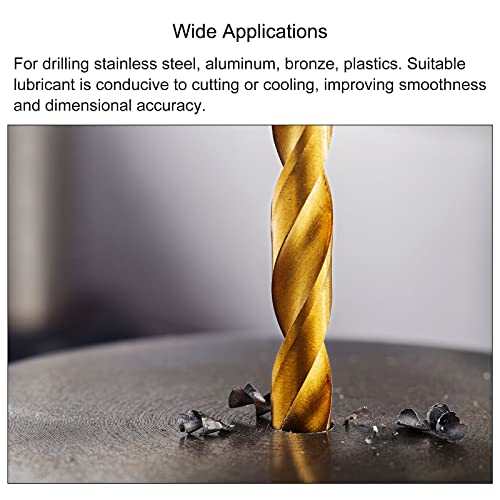uxcell 10-24 UNC Straight Flute Thread Tap and 3.9mm Twist Drill Bit Set, Titanium Plated 6542 High Speed Steel Drilling Bit Machine Threading Tap - size: 10-24 UNC + 3.9mm