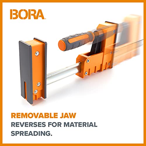 Bora 31" Parallel Clamp Set, 2 Pack of Woodworking Clamps with Rock-Solid, Even Pressure, 571131T - size: 31"