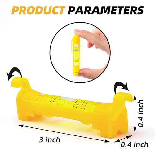 8 Pcs Hanging Bubble Line Level String Tools, Mini Spirit Level for Building Trades, Bricklaying, Tiling, Engineering, Surveying, Metalworking and Measuring - size: 8 PCS