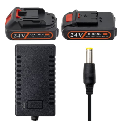 21V Mini Chainsaw Battery Charger, Lithium Battery Charger, American Standard, Cordless Small Electric Portable Handheld Chainsaw Accessories (Universal Version)