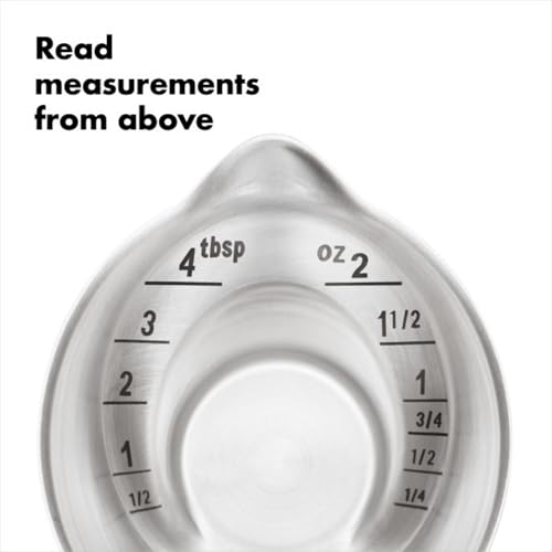 OXO Steel Angled Measuring Jigger - Stainless Finish