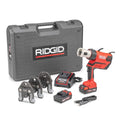 RIDGID 67058 RP 350 ProPress Pressing Tool and Battery Kit with ProPress Tool, 1/2" to 1" ProPress Jaws, 18-Volt Battery, Charger, and Case - style: Battery Kit W/ProPress Jaws (1/2" - 1" Jaws Capacity)