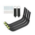 Aweilan Garage Storage Heavy Duty Hooks, 15Inch Jumbo Arm Kayak Rack, Heavy Duty Wall Hooks for Canoe, Ladder, Bicycle, Folding Chairs, Surfboard, Snowboard, Hose and Tools (4 Pack) - style: 4 Pack