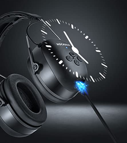HZ07 Upgrade Bluetooth 5.3 Hearing Protection - NRR 25dB Noise Cancelling Earmuffs 40 Hours+ Playing Time with 1500mAh Rechargeable Battery for Mowing, Workshops, Black - style: Black, No Fm/Am, Bluetooth, Rechargeable Battery