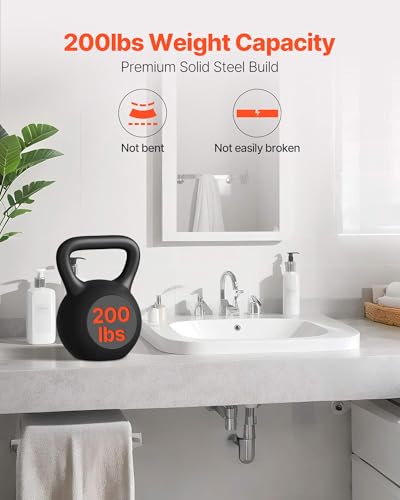 VEVOR T Shelf Brackets, 200 lbs Capacity, 2 Pcs, 12 inch Solid Steel Heavy Duty with Screws for Floating Shelves, Countertop Support Hardware - size: 12x2.89x12 in