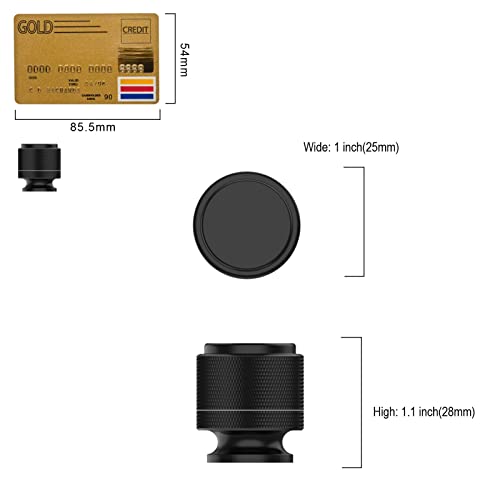Asidrama 20 Pack Matte Black Kitchen Cabinet Knobs - Knurled Dresser Drawer Cabinet Hardware Zinc Knobs for Dresser Drawers - color: Matte Black, style: 20 Pack