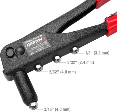 Arrow Heavy Duty Riveter Kit with Assorted 120 Rivets