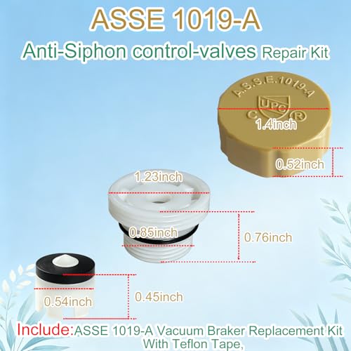 Plastic Vacuum Breaker Repair Kit for Outdoor Faucet, （1pc）