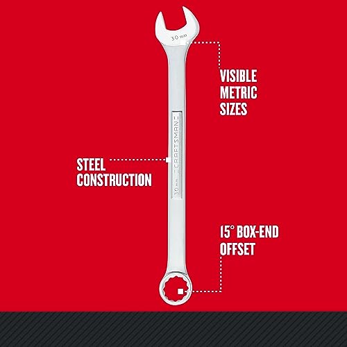 CRAFTSMAN Wrench Set, Metric, Jumbo, 5-Piece (CMMT12055) - style: 5 Piece Metric
