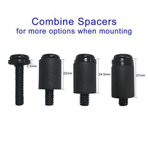 Suptek Universal TV Mounting Hardware Kit - Includes Screws and Anchors M4, M5, M6, M8 - Fit Most TVs Up to 80 inch