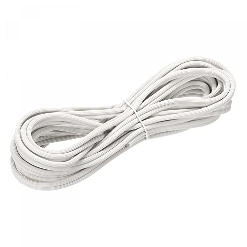 uxcell Screen Spline, 15M/49.21Ft Silicone Sealing Strip 5.5mm OD White - size: 5.5mm x 15M