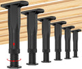 6PCS Adjustable Bed Frame Support Legs(8.3"-14.5"),Center Slats Support Leg - color: 6pcs(8.3-14.5inch)-rigid Plastic