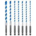 Concrete Drill Bit Set 7 Pcs (5/32"-3/8"), Masonry Drill Bits