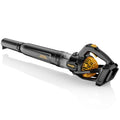 600 CFM Cordless Leaf Blower Compatible with DEWALT 20V MAX Battery - color: Yellow