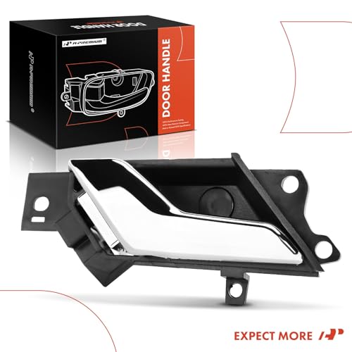 A-Premium Front or Rear Left Driver Side Interior Door Handle | Compatible with Chevrolet Captiva Sport 2012 2013 2014 2015 & Saturn Vue 2008 2009 2010, Chrome, Replace# 96660863, 96861998 - style: Front or Rear Left