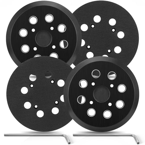 Orbital Sander Pad Replacement for Milwaukee, 4 Pack - style: Plastic Pad 4 PACK