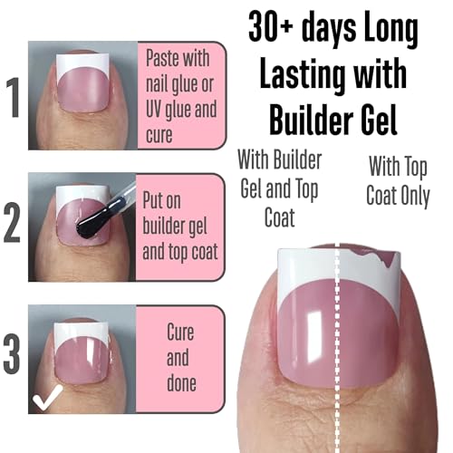 NOVO OVO Halloween Black French Tip Toe Nail Tips Press on, BERRY PINK Sharp Square Pre-Designed Soft Gel False Toenail Extension, Medium Fake Toenails, Full Cover Acrylic for DIY 15 Sizes 240 pcs - color: Sharp Square Black French Tip Berry Pink