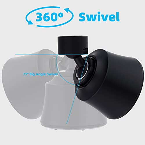 Faucet Aerator 4 Modes, 360° Swivel Faucet Sprayer Head Attachment, Black - color: Black, style: 2 Swivel Joints