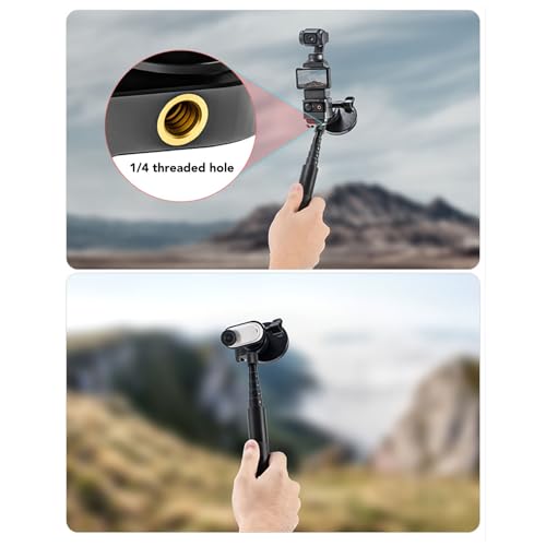 GoolRC Magnetic Camera Mount, DJI OSMO Magnetic Mounts for Pocket 3, Multi Angle Adjustable Magnets Suitable for Pocket 3, Gopro, Mount Holder Adapter Kit with 1/4 Screw Hole
