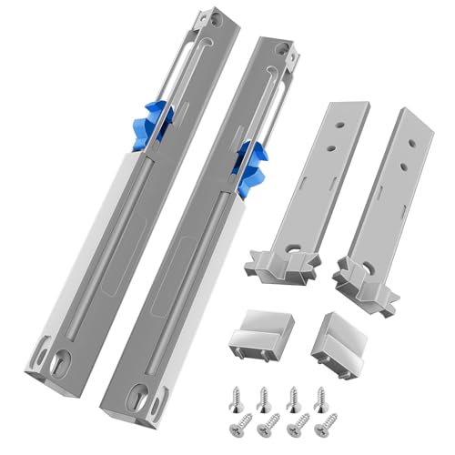 1 Pair Universal Soft Close Drawer Adapters - color: Silver, size: 6.7 Inch- Soft Close Drawer Adapters