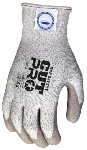 MCR Safety 9672L-PARENT Work Gloves, Large, Gray, 1-Pair - size: Large (Pack of 1)