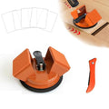 Heavy Duty 45° Floor Gap Fixer Tool | Iron Construction with Enhanced Suction Cup | Includes Slot Cutter & 5 Sticky Pads | Laminate & Vinyl Flooring Gap Repair & Installation Tool