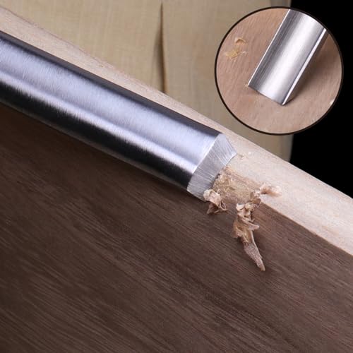 1"(25mm) Wood Chisel for Woodworking,Semicircle Edge CR-V Steel DIY Woodworking Handle Carpentry Gouge Tools - size: 1"(25mm)Semicircle Edge