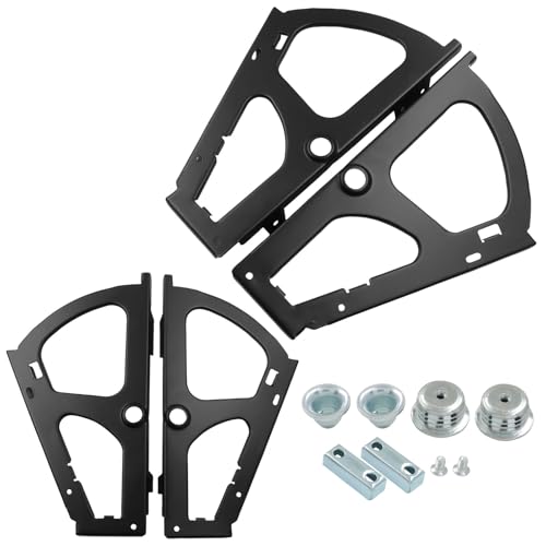 Bivethoi 4 Pcs Shoes Drawer Cabinet Hinges, 1 Layers, Black - size: 1 Layer(Black)