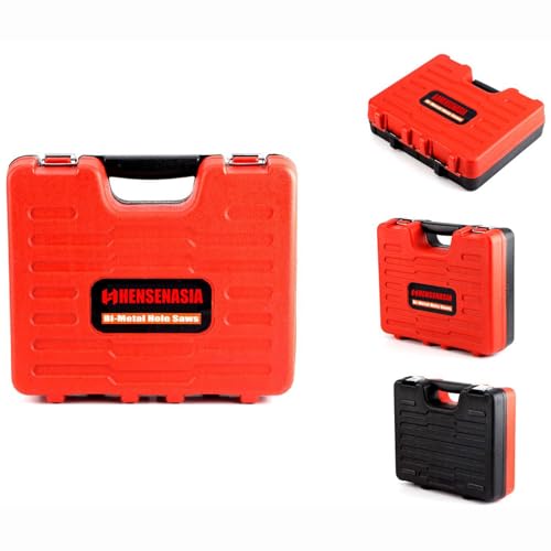 Bi Metal Hole Saw Kit, 30-Pieces All Purpose Combination Hole Saw Set Including 10" Extension, Sizes Range: 3/4" to 4-3/4", Increased Cutting Depth to 2", Ideal for Wood, Metal, PVC, Aluminum