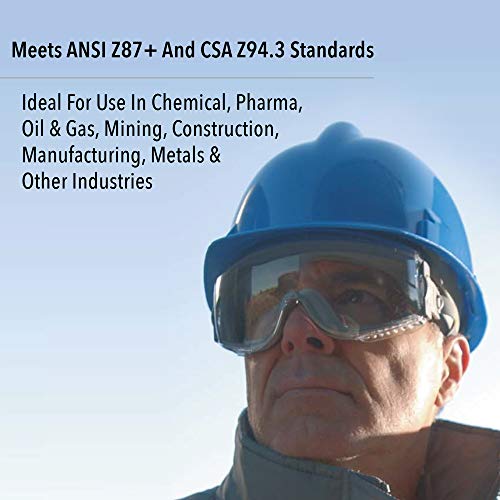 Uvex Stealth Safety Goggles with Clear Dura-Streme Anti-Fog/Anti-Scratch Lens, Gray Body & Neoprene Headband (S3960D) - color: Clear Lens, style: Dura-stream Coating W/Gray Body & Neoprene Headband