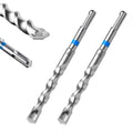 toolant Masonry Drill Bit,SDS Plus Rotary Hammer Drill Bits Set for 1/2" x6inch 2pcs,Carbide Tipped 2-Cutter for Concrete,Masonry and Brick - size: 1/2"-2PCS(6")