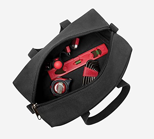 Rothco GI Style Mechanics Tool Bag, Heavy-Duty Canvas Tool Storage - color: Charcoal Grey