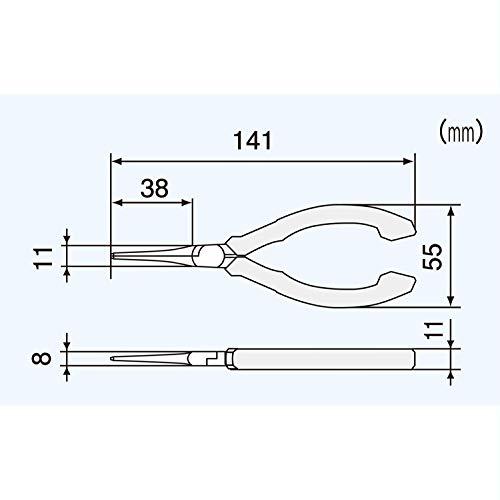 VAMPLIERS 5.5" Mini Precision Needle Nose Pliers Made in Japan ESD Safe - style: 5.5" Needle Nose Pliers