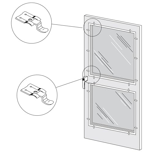 Prime-Line T 8500 Storm Window Snap Fastener, 3/8 In. x 2-1/16 In., 4 Pack - size: Pack of 4